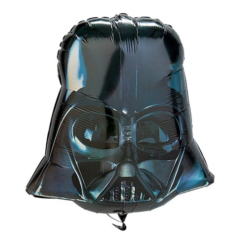 25" Darth Vader Mylar Balloon for Birthday - Party Supplies - Licensed Tableware - 1 Piece