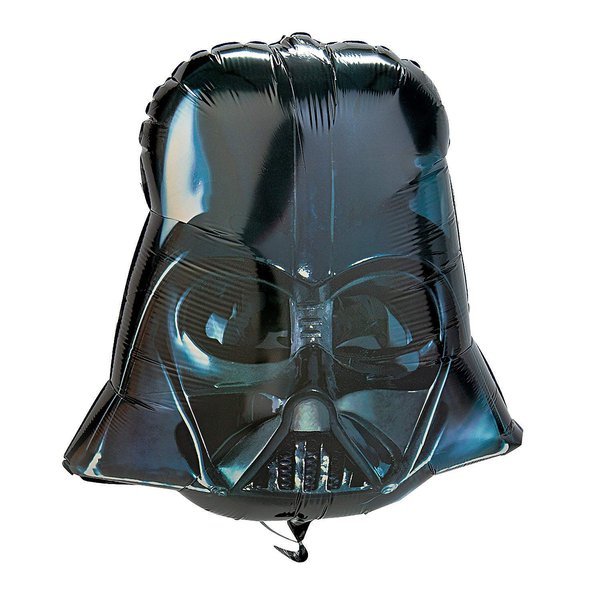 25" Darth Vader Mylar Balloon for Birthday - Party Supplies - Licensed Tableware - 1 Piece