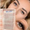 MA LASH Premade Fans Eyelash Extensions Mix and single Tray Volume Lash Extensions Long Stem Volume Premade Fans Lash Extension (BIG 3D CC 0.07 (7-13mm))
