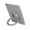 M&T Displays Universal Desktop Tablet Holder with Cover for 7.9 Inch Compatible with Mobile Devices Ipad E-Reader Drawing Pad for Home Office Business Silver Hard Plastic Support