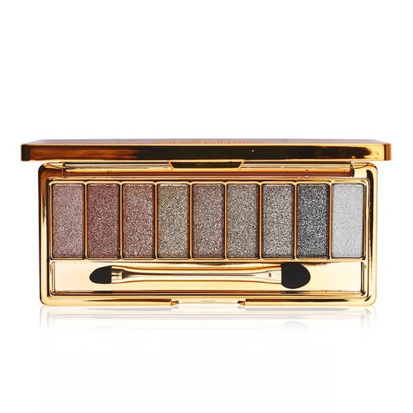 Ewinxin 9 Colors Glitter Power Eyeshadow Palette,Highly Pigmented Shimmer Sparkly Palette,Long Lasting Waterproof Bright Diamond Set (#6)