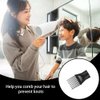 2 Pcs Hair Dryer Diffusers Blow Dryer Attachment with Comb Nozzles Fit for Hair Styling Tools Barber Hairstyling Accessories Black