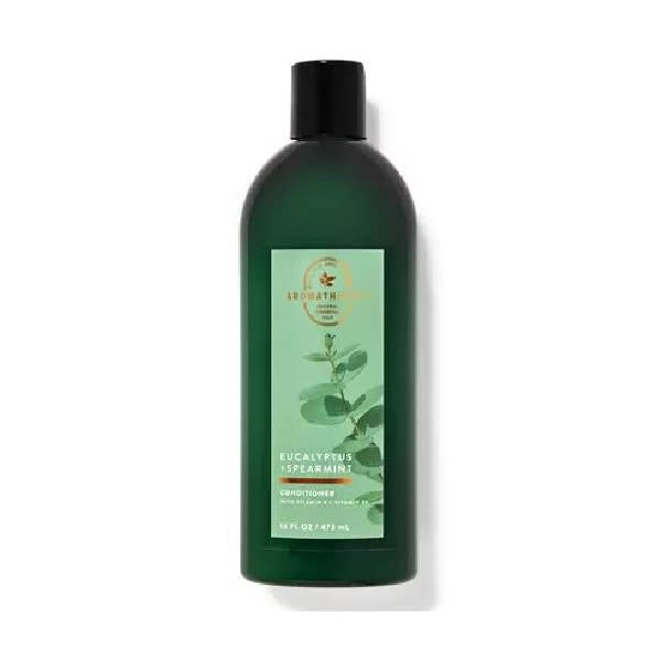 Bath and Body Works Aromatherapy Eucalyptus Spearmint Hair Conditioner 16 Ounce Round (Eucalyptus Spearmint)