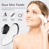Stainless Steel Gua Sha Facial Tools, Upgrade Gua Sha for Facial Skin, Portable Eyes Neck Massage, Metal Gua Sha Tighten Skin Massage Guasha Beauty Tool