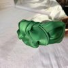 KOVOLITU Green Knotted Headbands for Women Satin Wide Headband Non Slip Head Bands Fashion Headband Hair Styling Accessories Womens Sisters Girls Gifts