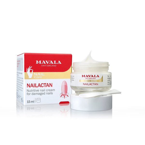 Mavala Nail Care Nailactan Nutritive, Nail Cream In Jar, Supports Damaged Nails, Nourishing, Moisturizing Nail Care Cuticle Cream, Promotes Nail Growth, 0.5 Ounce Jar