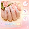 SUPWEE Pearl Gel Nail Polish 6 Colors Pearlescent Mermaid Nail Polish Shimmer Pink Blue Pearl White Gel Nail Polish Shell Swirl Thread Effect Soak Off UV LED Manicure Salon At Home Nail Art