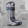 Ossur Rebound Air Walker Boot with Compression Adjustable Comfortable Straps & Air Pump Rocker Bottom | For Ankle Sprains, Stable Fractures, Tendon Sprains & Post-Operative Rehab | (Low Top, Small)