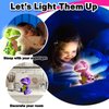 FUNZBO Paint Your Own Dinosaur Lamp - Arts and Crafts Supplies Painting Kit for Kids, DIY Christmas Craft & Birthday Gift for Toddlers Boys Girls Teens Age 3 4 5 6 7 8 9 10 11 12 13 Years Old