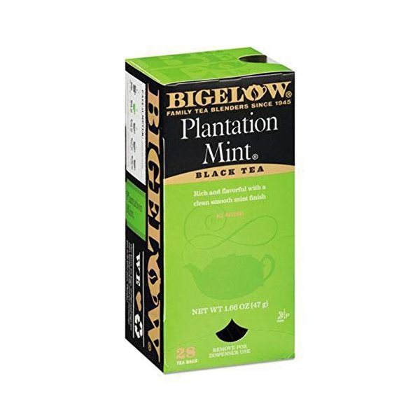 Bigelow Perfectly Mint Black Tea, 28/Box