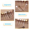 LALAFINA Professional Hair Clips 50pcs Diy Hair Bobby Pin Bezel Tray Hair Clip Metal Bobby Brass Hair Clips Women Diy Hair Accessories Non Slip Hair Barrettes for Jewelry Making Metal Hair Pin