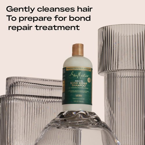 Shea Moisture Bond Repair Shampoo Amla Oil to Strengthen Hair with Restorative HydroPlex Infusion 13 FO