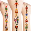 103 PCS Funny Mini Nutcracker King Soldier Temporary Tattoos Stickers Themed Birthday Party Decorations Favors Supplies Decor Steinbach Tattoo Sticker Gifts For Kids Boys Girls School Prizes Christmas