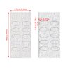 Nail Cuticle Pusher Self-adhesive Sandpaper Manicure Kit Double Head Cuticle Pushers Nail Art Pre-polishing Sand Paper 240/100 Grit Sandpaper Sheets Nail Pusher Replace Sanding Paper Nail Care Tools