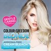Knight & Wilson Color-Freedom Cream Hair Bleach Kit. Ammonia-Free Formula Lifts up to 8 Shades. Protects & Repairs While Lightening. Complete Hair Bleaching kit with Tint Bowl, Brush, Gloves & Cap