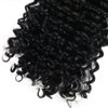Clip in Human Hair Extensions Jerry Curly 3B 3C Real Hair Clip in Extensions For Black Women Natural Black Color 100% Brazilian African American Hair Extension (22 inch, Jerry Curly #1B)