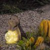 DiliComing Solar Garden Sculpture-Statue Hedgehog-Gifts - Outdoor Lawn Décor Hedgehog Sculpture with Solar Balls for Garden Yard Lawn Balcony and Home, for Mom