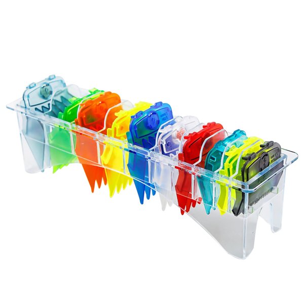 10 Size Colourful Strong Magnet Hair Clipper Cutting Guide Limit Comb Guards for WAHL