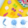 Janinka 72 Pieces Self Hinge Hair Barrettes for Girls Plastic Hair Barrettes 80s 90s Hair Clip Pins Cartoon Hairpin Colorful Cute Hair Barrette Hair Clip for Toddler Girls (Multicolor,Classic)