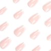 Medium Press on Nails Square Fake Nails, Glue on Nails Medium False Nails with White French Tip Nails Gloss Press ons Designs Acrylic Nails Press on Artificial Nails Stick on Nails For Women 24Pcs