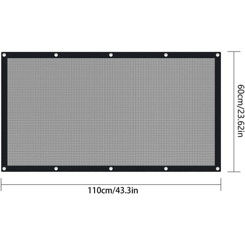 STARROAD-TIM Dog Car Barrier Vehicle Pet Barrier Backseat Mesh Dog Car Divider Net with Adjusting Rope and Hook Suitable for SUV Pickup and Small Car (43.3in x 23.62in)