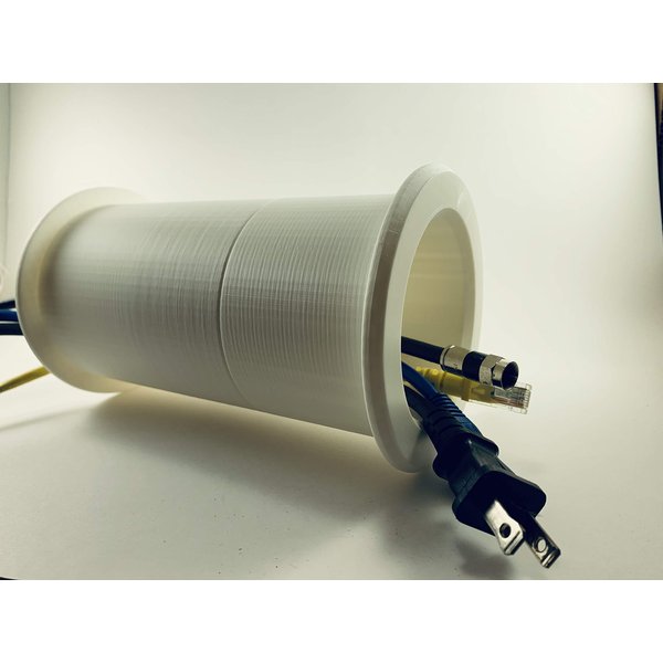 3" ID Extended Length Wall Eye Cable Pass Through