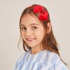 Totelux Bow Headband for Girls Red Grosgrain Ribbon Hair Band Big Bow Tie Hair Hoop Cute Hair Accessories for Toddler Teens Birthday Wedding Christmas Party Supplies