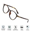 VisionGlobal Bifocal Reading Glasses for Men and Women - Stylish Retro Oval Computer Readers (Up+0.00/Down+1.25)