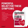 Coricidin HBP, Decongestant-Free Cold Symptom Relief for People with High Blood Pressure, Maximum Strength Multi-Symptom Flu Tablets, 48 Count (2x24ct)