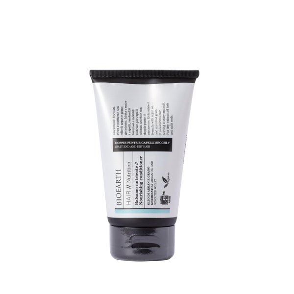 Bioearth Hair, Nourishing Conditioner for Dry Hair and Split Ends, Dermatologically Tested, Vegan, AIAB Certified - 150ml Pack