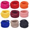 La Tartelette 4 mm Elastic Bands Hair Ties Children Rubber hair headbands - 20 Pcs (Orange)