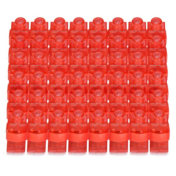 CALIFORNIA CADE ELECTRONIC Finger Lights-50Pcs for Kids Adult Party Favors Party Supplies for Holiday Light up Toys - LED Rave Laser Assorted Toys for Holiday (Red)