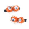 Halloween Eyeball Hairpin Black Orange Hair Clips Headdress Hair Accessories JHH32 (Orange Eyeball)
