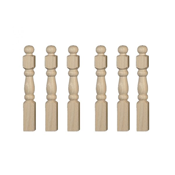 Dollhouse Miniature Newel Posts