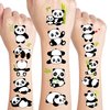 Birthday Decorations Panda Party Favors, 24 Sheets Panda Temporary Tattoos,