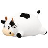 Achwishap Cow Stuffed Animals 13.7” Cow Plush Pillow Stuffed Dolls Hugging Pillow with Zipper, Plush Toys Dolls Gifts for Kids Girls Boys Easter