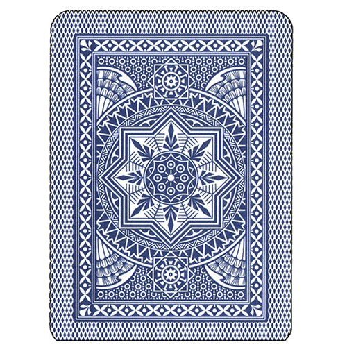 Modiano 100% Plastic Playing Cards Cristallo 4 PIP Jumbo Index (Dark Blue)