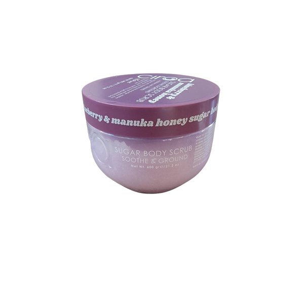 GENERIC Soothe And Ground With This Blueberry & Manuka Honey Sugar Body Scrub, 21.2oz