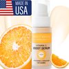 Vitamin C Brightening Face Serum - Enhanced Vitamin C Skin Formula with Hyaluronic Acid, Ferulic Acid & Vitamin E for Anti-Aging & Anti Wrinkle Glowing Face Serum for Women - Made in California, USA