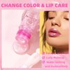 YU KUI LX 2 Pcs Boss Up Color Changing Lip Oil, Color Changing Lip Oil With Big Brush, Moisturizing and Non-sticky Boss Up Cosmetics, Lip Gloss Plumping Lip Oil