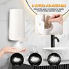 Bar Soap Dispenser, Soap Grinder for Bar Soap Wall-Mounted, Waterproof Soap Grinder for Bar Soap, Easy to Install & No Drilling for Bathroom, Kitchen, Hotel (One, White, NO SOAP, NO Desiccant)