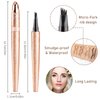 BowJian Eyebrow Pencil Dark Brown Microblade Eyebrow Pen Long Lasting Eyebrow Brush Brow Pencil Natural Eyebrow Makeup Microblading Pencil for Eyebrows Waterproof Eyebrow Pencil Brown Eyebrow Tint