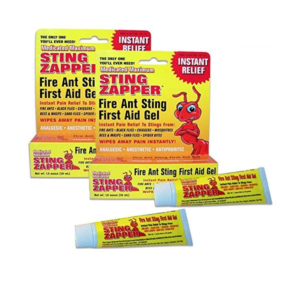 1 Fire Ant Bite Treatment Sting Zapper Gel Cream Bee Bed Bugs Mosquito First Aid