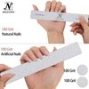 Nail Shiner Buffer with Double Sides Professional Nail Buffer Block 600/3000 Grit, Nail File and Buffer Polishing Block for Natural Nails Manicure Nail Art Tools Pack of 6pcs