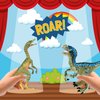 Gemini&Genius Velociraptor Compsognathus Dinosaur Toys, Dinosaur Action Figures with Moveable Jaw and Hands, Realistic Dinos Toys, Great Gift for Kids or Dino Lovers Collection and Display