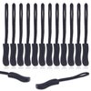 CooBigo 12Pack Zipper Pull Replacement, Golf Bag Zipper Pull Replacement Tab for Backpack, Jackets, Pants, Boots, Coats, Luggage - Balck(Universal Extender)