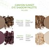 Honeybee Gardens Canyon Sunset Eye Shadow Palette, Clean and Bold, 4 Highly Pigmented Colors With Long Lasting Luxe Finish, Vegan, Cruelty-Free, Gluten-Free, and Paraben-Free, Net Wt 1.3g Each