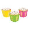 Fun Express - Pineapple Popcorn Boxes for Party - Party Supplies - Containers & Boxes - Paper Boxes - Party - 12 Pieces