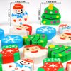 Christmas Erasers for Kids Bulk, Christmas Tree Santa Snowman Snowflake Erasers Assortment, Big Novelty Erasers Desk Pets for Party Favors Homework Rewards Holiday Gift, 40 Pcs