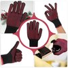Ptwola 2 Pcs Heat Resistant Gloves With Silicone Non-Slip Bumps Professional Heat Blocking Fireproof Glove Mitts for Curling Wand Hot-Air Brushes Hair Styling Flat Iron Sublimation Gloves